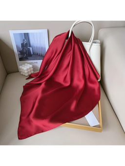 CrossKulture - Women Red Satin Scarf