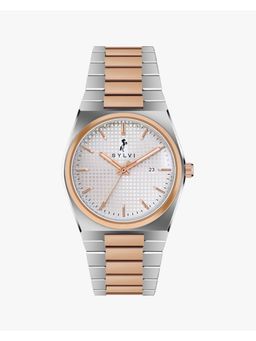 Sylvi - Professional Edge White Round Dial Analog Watch-2370