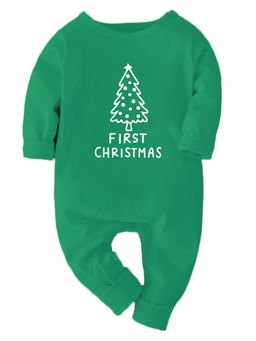 Zeezeezoo - Christmas Theme First Christmas Baby Romper