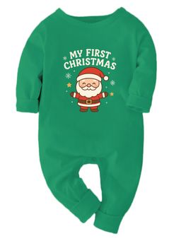 Zeezeezoo - Christmas Theme MY First Christmas Santa Baby Romper