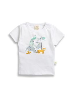 Tiny Twig - Unisex White Round Neck T-Shirt