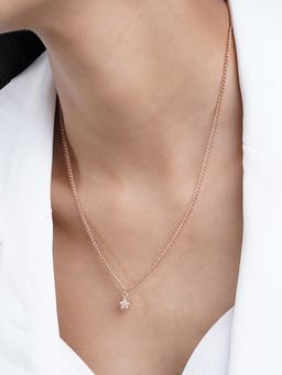 Joker and Witch - Joker & Witch Astral Rhinestone Rosegold Necklace Charm