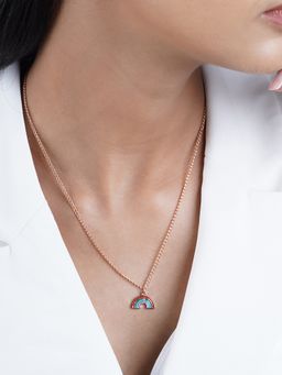 Joker and Witch - Joker & Witch Rainbow Dreams Rosegold Necklace Charm