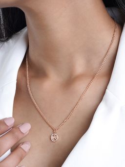 Joker and Witch - Joker & Witch Peace Out Rosegold Necklace Charm