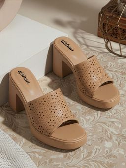 Gahan - Women Heel Sandal Comfort and Soft Casual and Party Block Heel