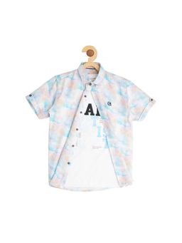 CAVIO - Boys Printed Half Sleeve Shirt & T-shirt
