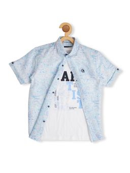 CAVIO - Boys Printed Half Sleeve Shirt & T-shirt