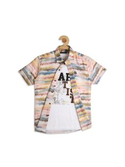CAVIO - Boys Printed Half Sleeve Shirt & T-shirt