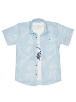 CAVIO - Boys Printed Half Sleeve Shirt & T-shirt