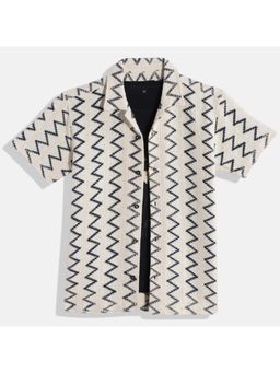 CAVIO - Boys Striped Printed Half Sleeve Shirt & T-shirt