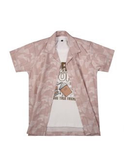 CAVIO - Boys Printed Half Sleeve Shirt & T-shirt