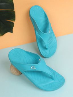 Carlton London - Women Blue Solid Flipflops