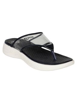 Carlton London - Women Navy Blue Solid Flipflops