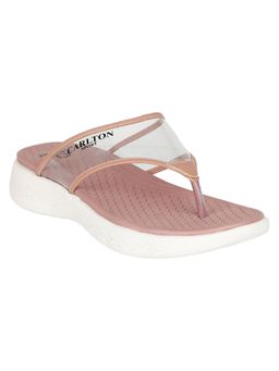 Carlton London - Women Pink Solid Flipflops