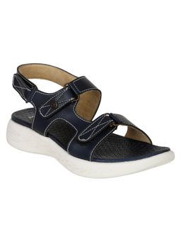 Carlton London - Women Navy Blue Solid Sandal