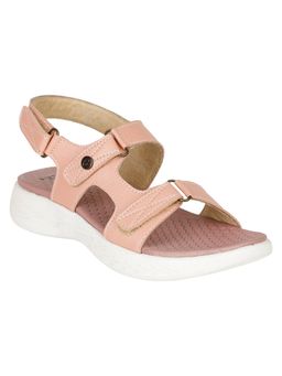 Carlton London - Women Pink Solid Sandal