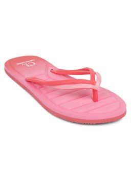 Carlton London - Women Pink Textured Flipflops