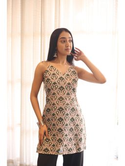 SAY - Beige Printed Top for Women