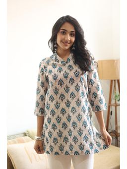 SAY - Grey Printed Top for Women