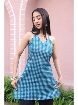 SAY - Blue Printed Top for Women