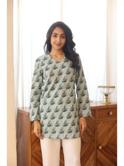 SAY - Green Striped Top for Women