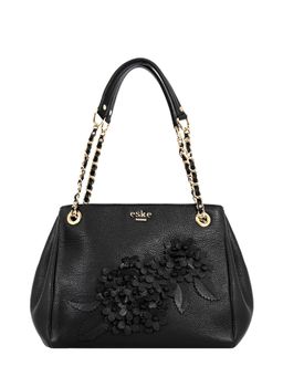 Eske - Lauren Handbag, Black Cosmos