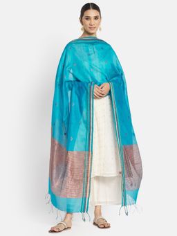Fabindia - Cotton Silk Embroidered Dupatta