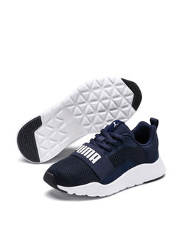 Puma - Wired Navy Blue Sneakers JR