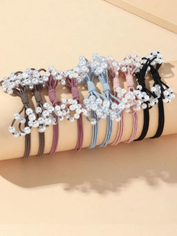 OOMPH - Pearls Rubber Band (Pack of 10)