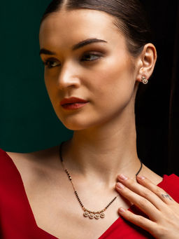 PANASH - Gold-Plated Mangalsutra Set