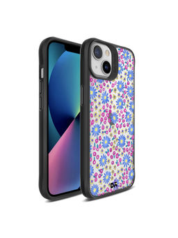 DailyObjects - Glittering Daisy Black Hybrid Clear Case Cover for iPhone 13 Mini 5.4 inch