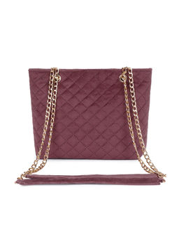 Tarini Nirula - Purple Bella Rose Handbag