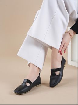 MOZAFIA - Women Black Casual Loafers