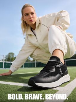 Louis Stitch - Women Black Lace-Up Casual Sneakers