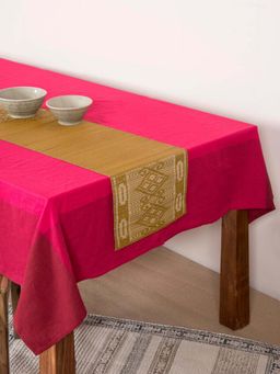 Fabindia - Brown Abiha Natural Fibre Hand Woven Table Runner