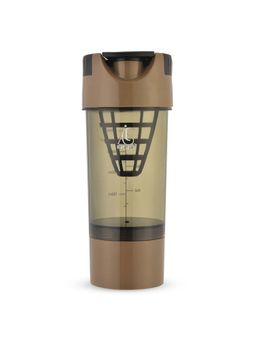 AGIS - Brown 600Ml Polycarbonate Cyclone Gym Shaker Bottle