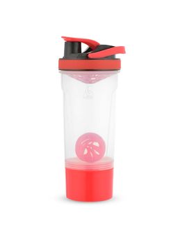AGIS - Red 600Ml Plastic King Gym Shaker Bottle