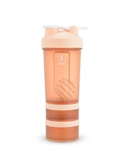 AGIS - Peach 450Ml Plastic Met-Rx Gym Shaker Bottle