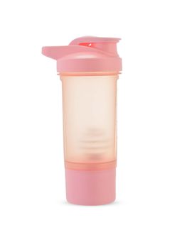 AGIS - Pink 500Ml Plastic Smart Gym Shaker Bottle