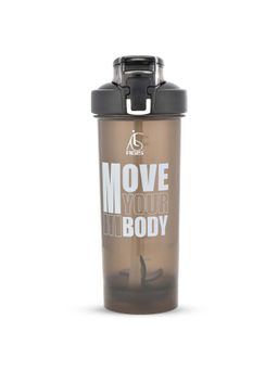 AGIS - Black 800ml Plastic Sip & Drink Gym Shaker Bottle