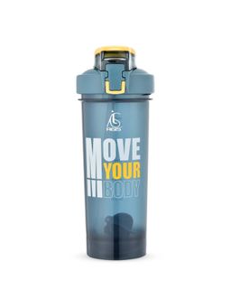 AGIS - Blue 800ml Plastic Sip & Drink Gym Shaker Bottle