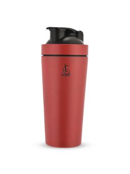 AGIS - Red 700ml Steel Gym Shaker Bottle