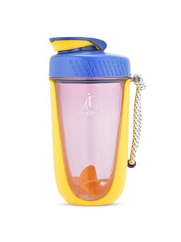 AGIS - Yellow 500ml Polycarbonate Unique Gym Shaker Bottle