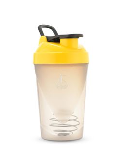 AGIS - Yellow 500ml Plastic Wave Gym Shaker Bottle