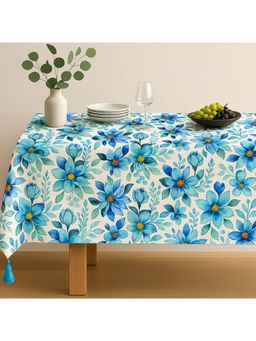 THROW PILLOW - White Elegant Watercolour Floral Table Cover