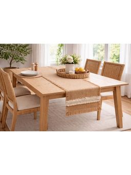 THROW PILLOW - Brown Jute Table Runner