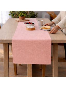 THROW PILLOW - Peach Cotton Weaved Table Runner