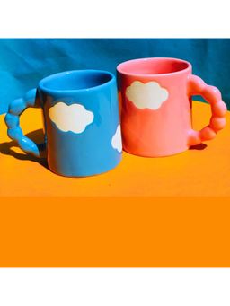 TheYUGO - Multi-Color Me & You Cloud Mugs (Pack of 2)