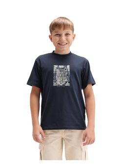 RARE ONES - Navy Blue Graphic Printed Regular T-Shirt