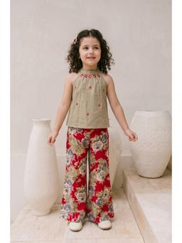 Autumnlane - Joy Matis Cotton Top with Palazzo